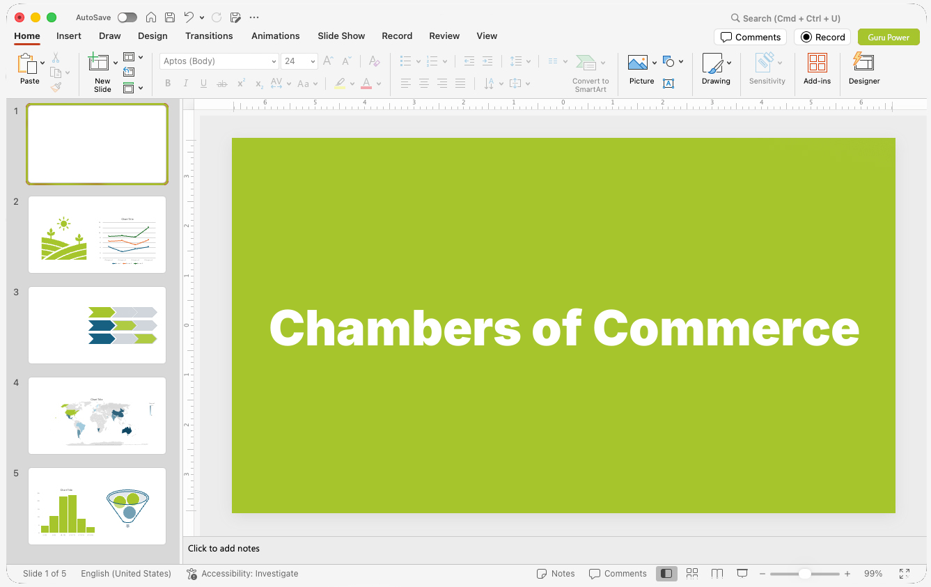 Chambers of Commerce Presentations